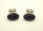 St Paul's Portoro Oval Cufflinks